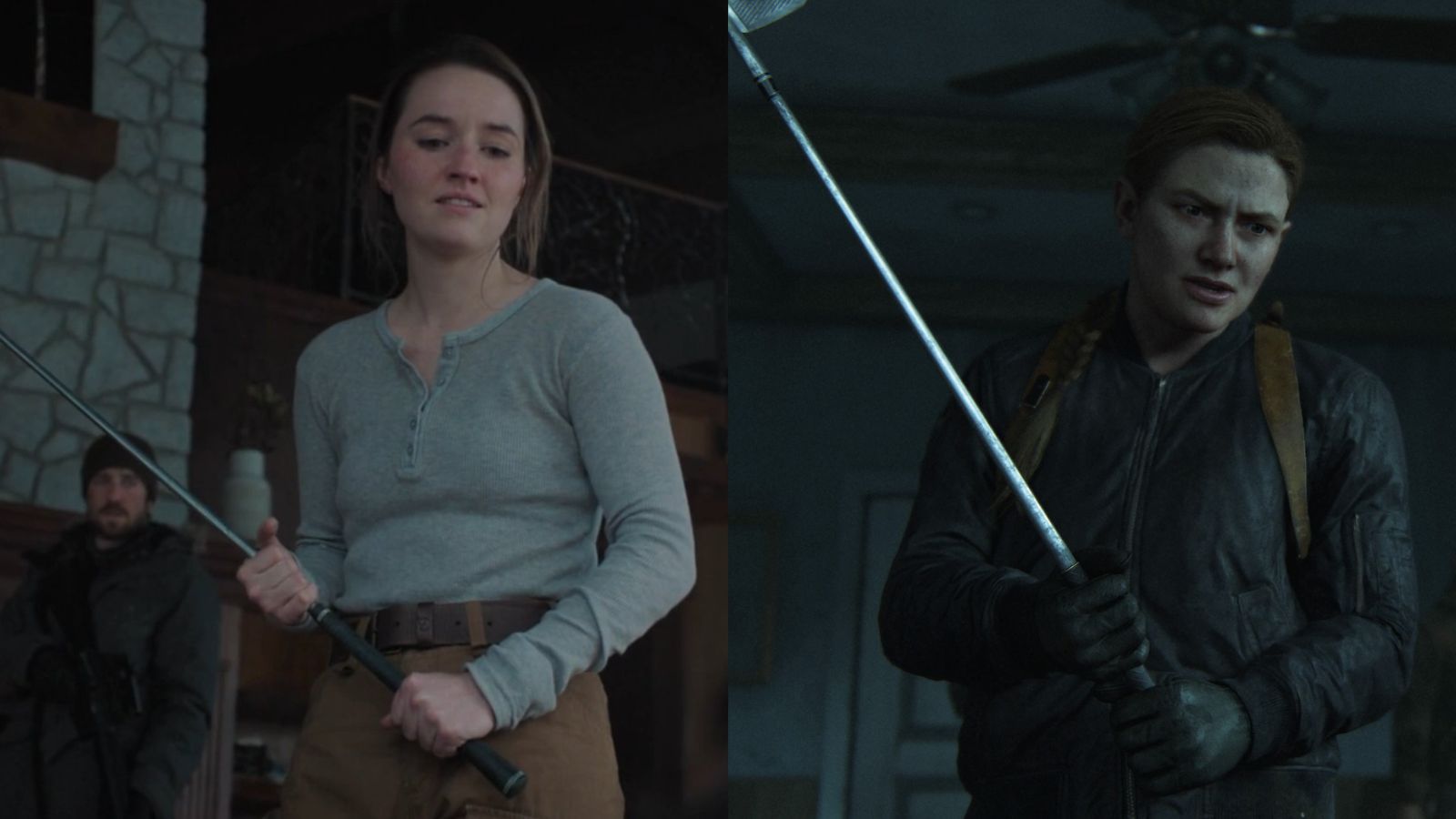 Abby-in-The-Last-of-Us-Season-2-and-in-The-Last-of-Us-Part-II-game A Atriz Kaitlyn Dever Quase Foi a Protagonista de The Last of Us.